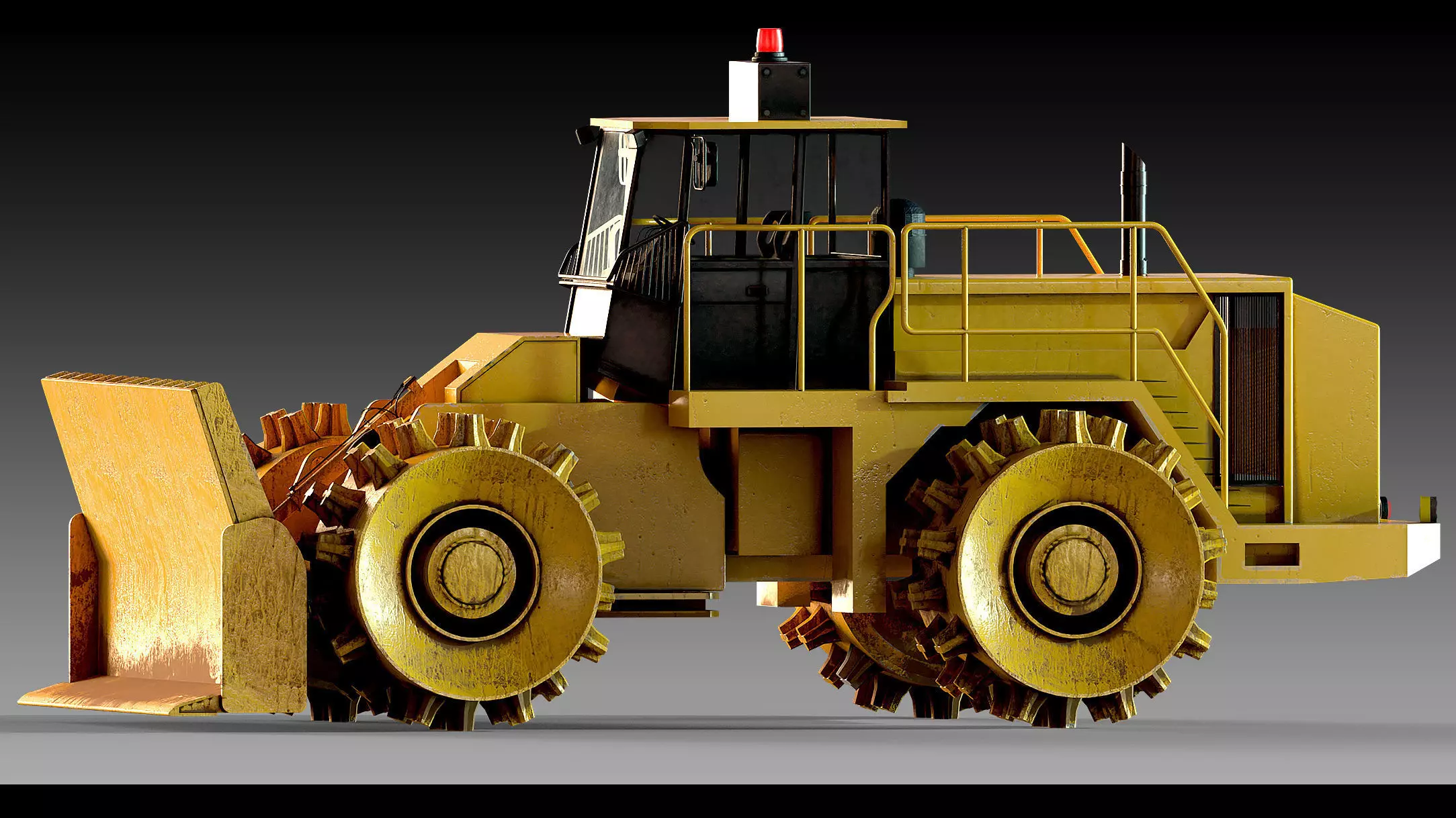 Heavy Machinery Collection Vol 01- Low-Poly 3D Model  Low-poly 3D model_4