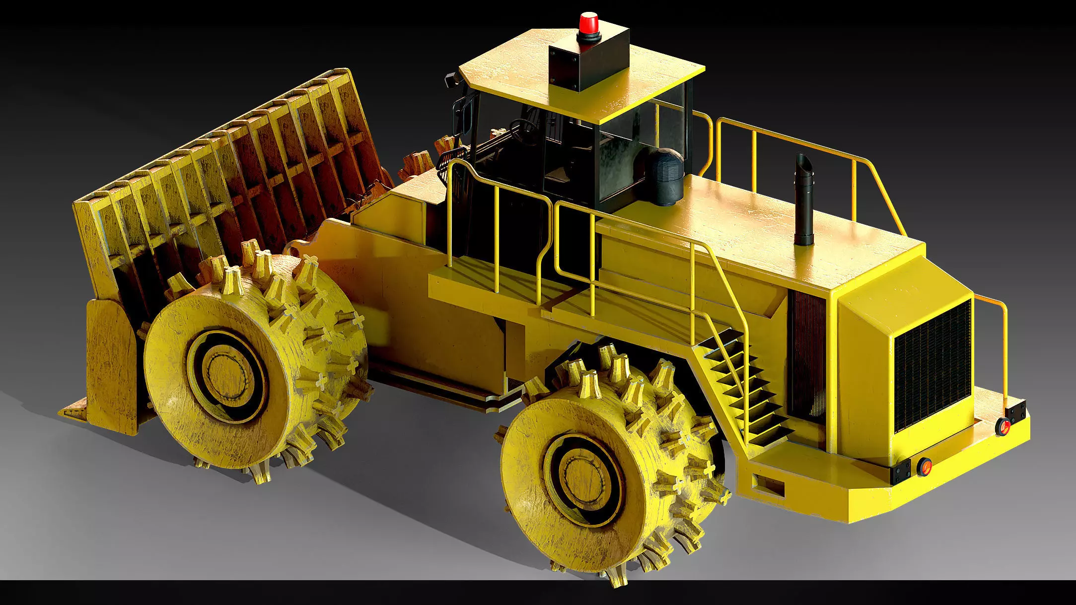 Heavy Machinery Collection Vol 01- Low-Poly 3D Model  Low-poly 3D model_6