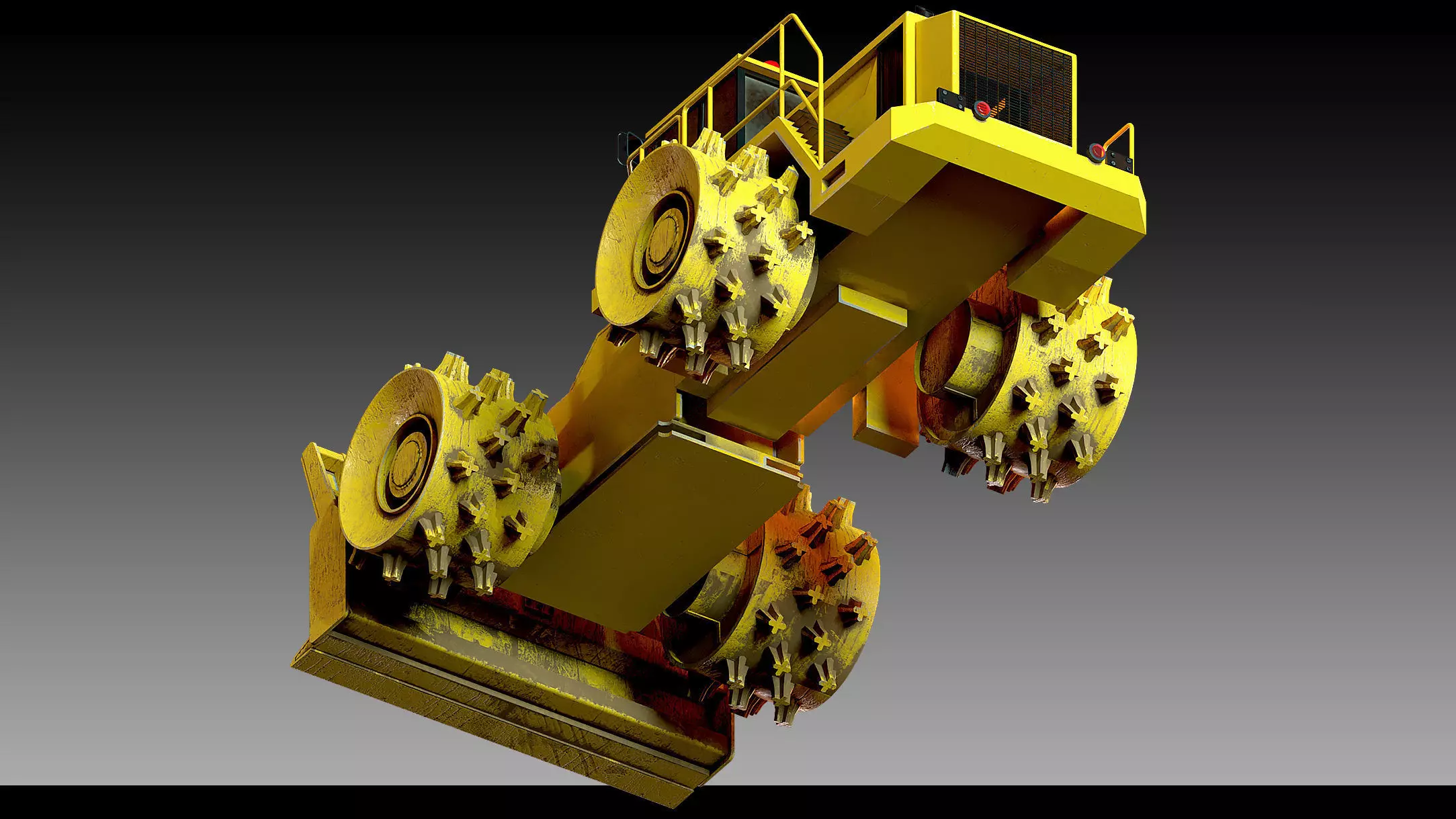 Heavy Machinery Collection Vol 01- Low-Poly 3D Model  Low-poly 3D model_8