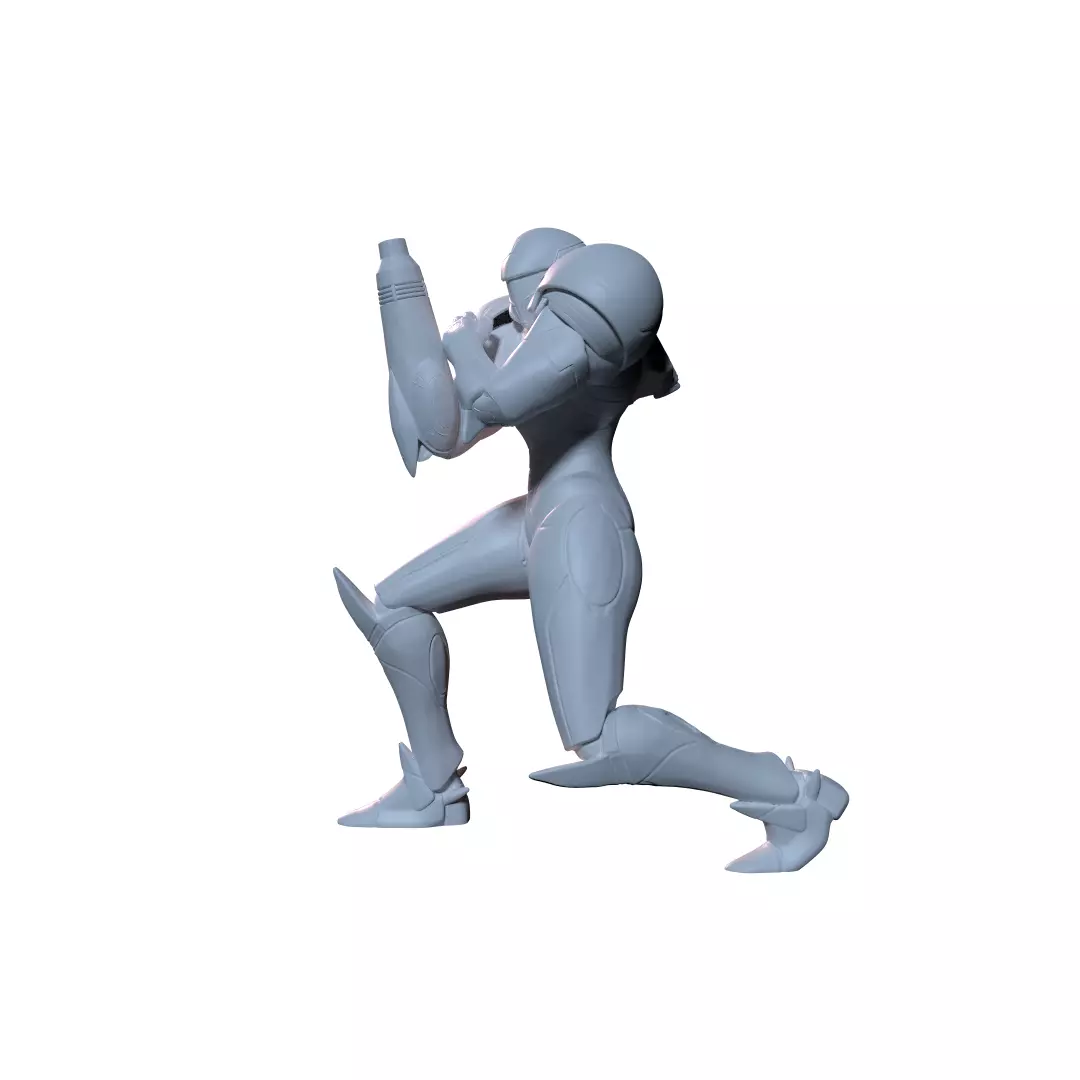 samus metroid 3dprint 3D print model_4