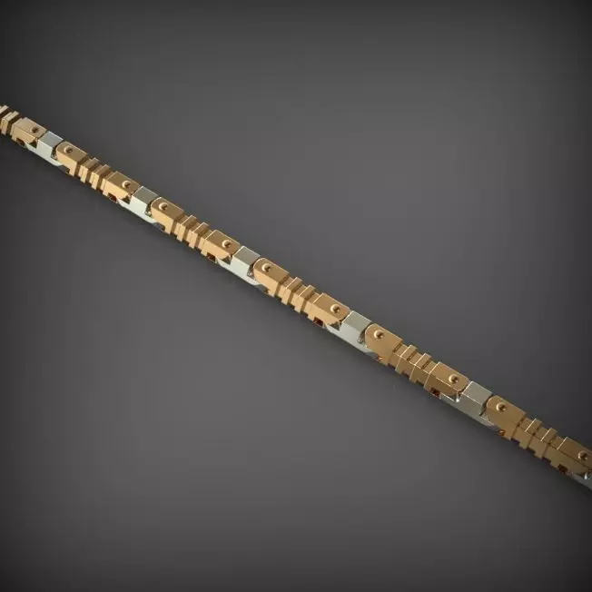 Chain and bracelet  3D print model_0