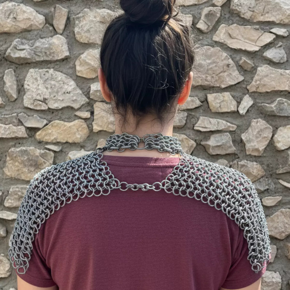 Chainmail Shoulder Armor 3D print model_2