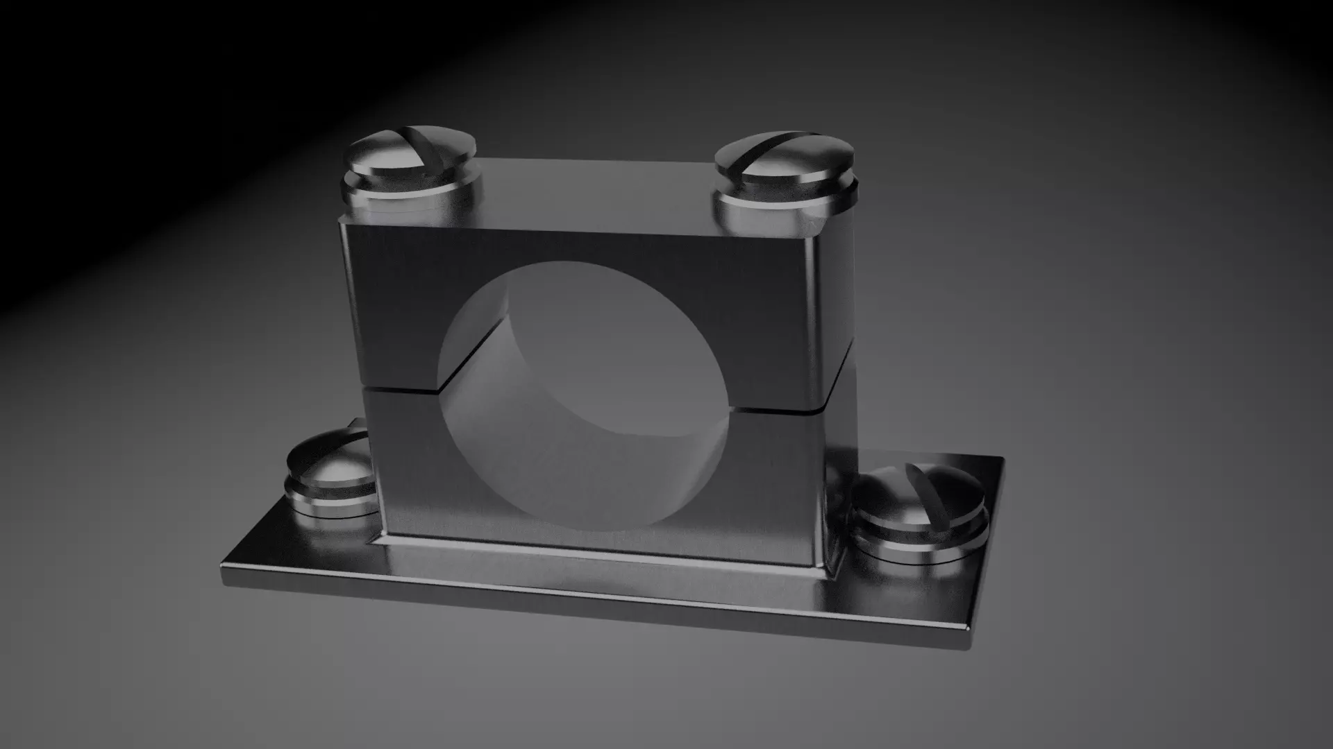 Pipe Clamp 3D print model_2