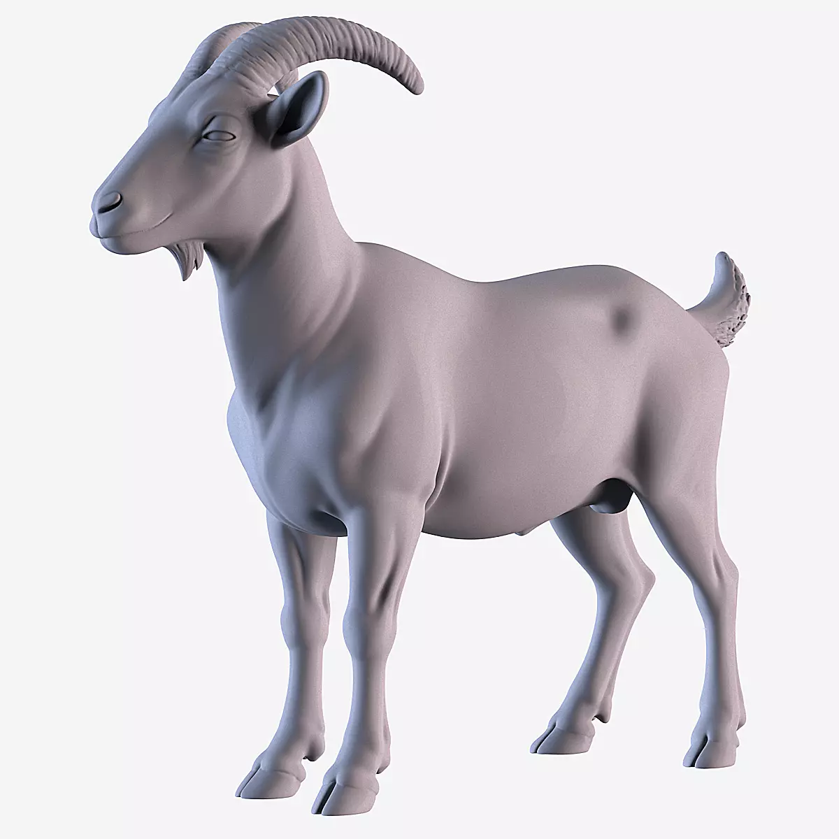 Nanny goat 3D print model