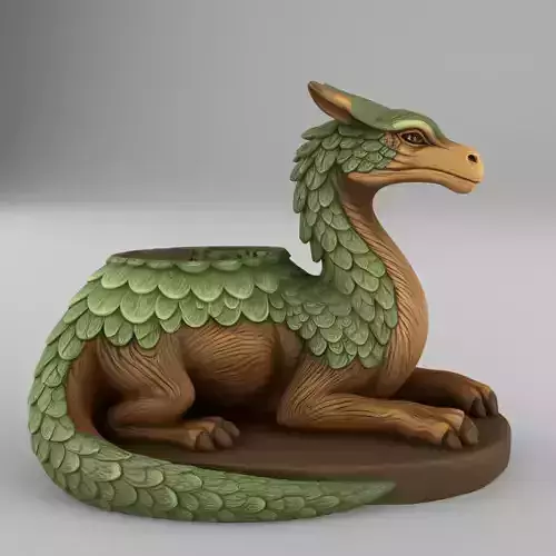 Forest Dragon Planter