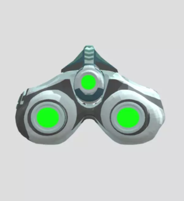 WHITE THEME SONAR GOGGLES  3D model_0