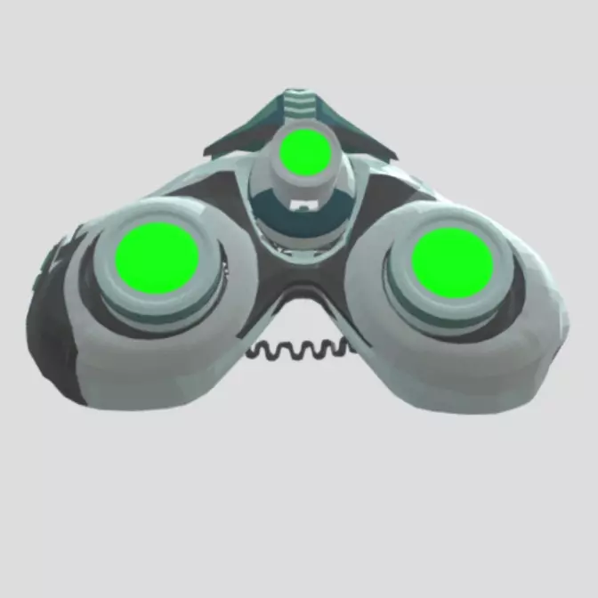 WHITE THEME SONAR GOGGLES  3D model_2