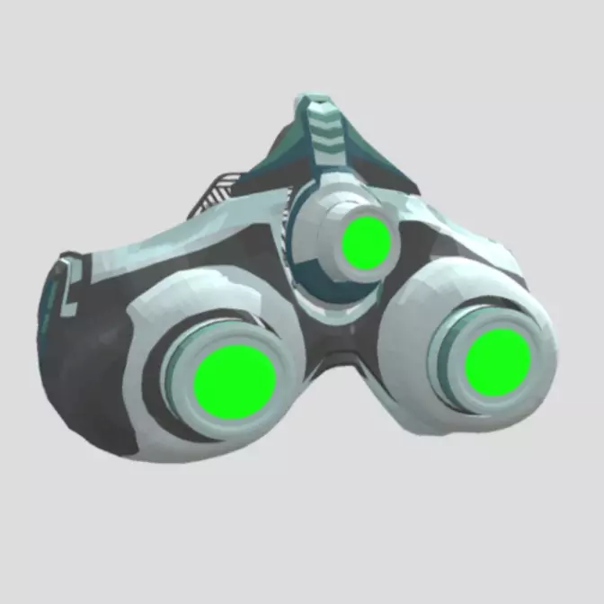 WHITE THEME SONAR GOGGLES  3D model_1