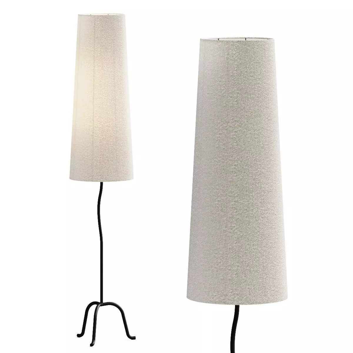 Lulu and Georgia Justino Floor Lamp 3D model_0