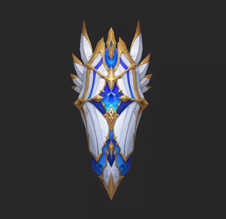 Light Divine Shields of the Archangel v2 Low-poly 3D model_2