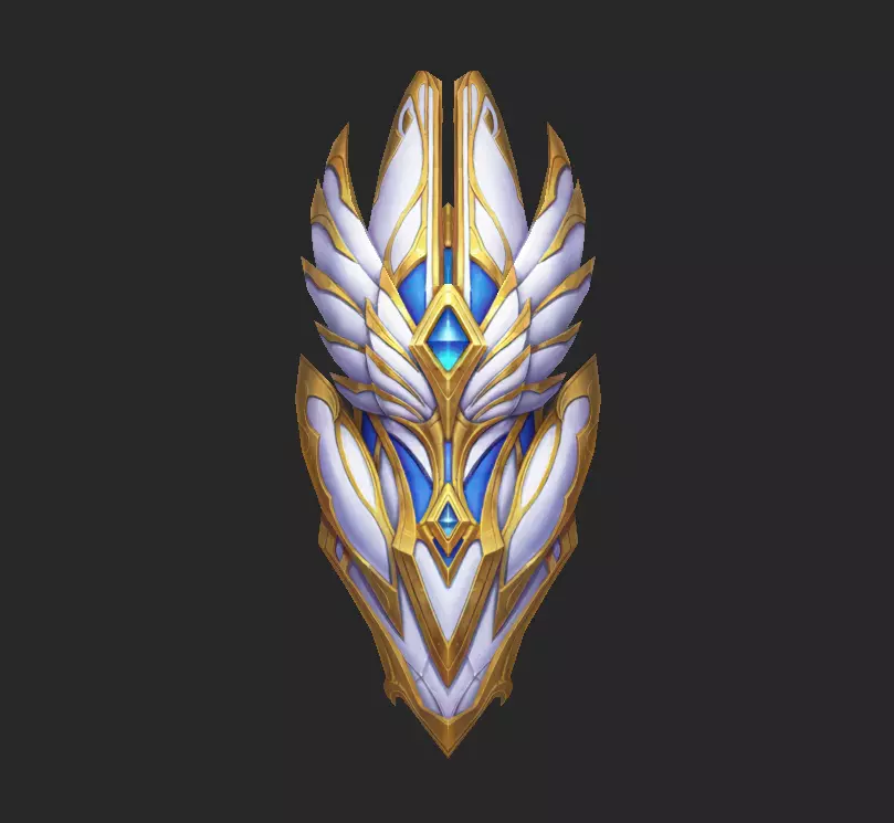 Light Divine Shields of the Archangel v2 Low-poly 3D model_5