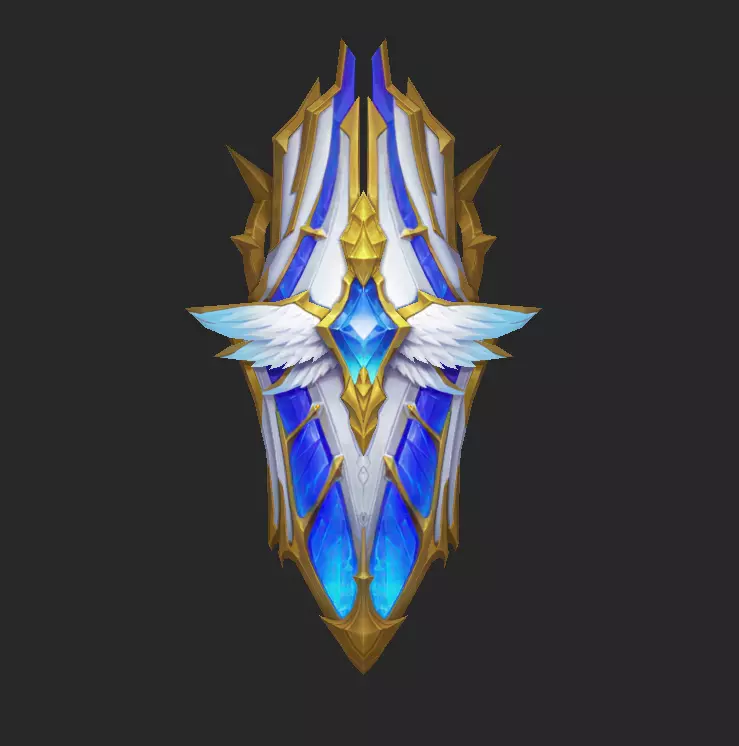 Light Divine Shields of the Archangel v2 Low-poly 3D model_7