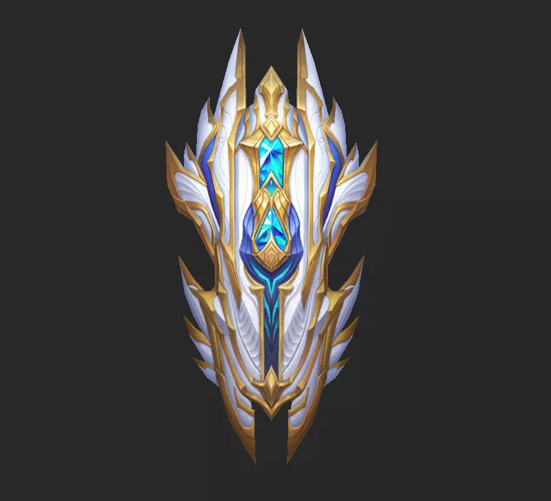 Light Divine Shields of the Archangel v2 Low-poly 3D model_8