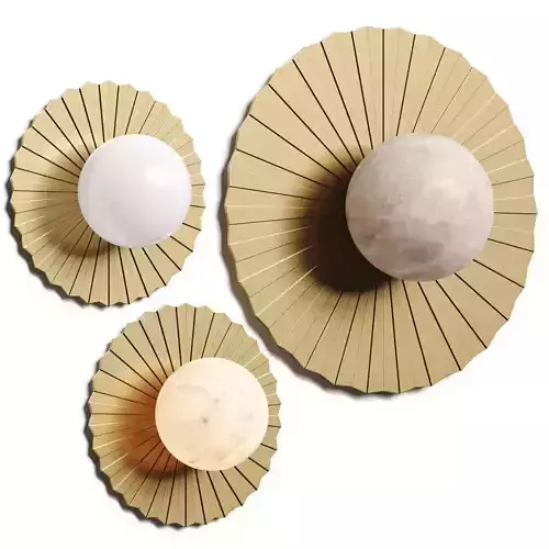 Northern Lights Vistal Opal Wall Lamp 3D model