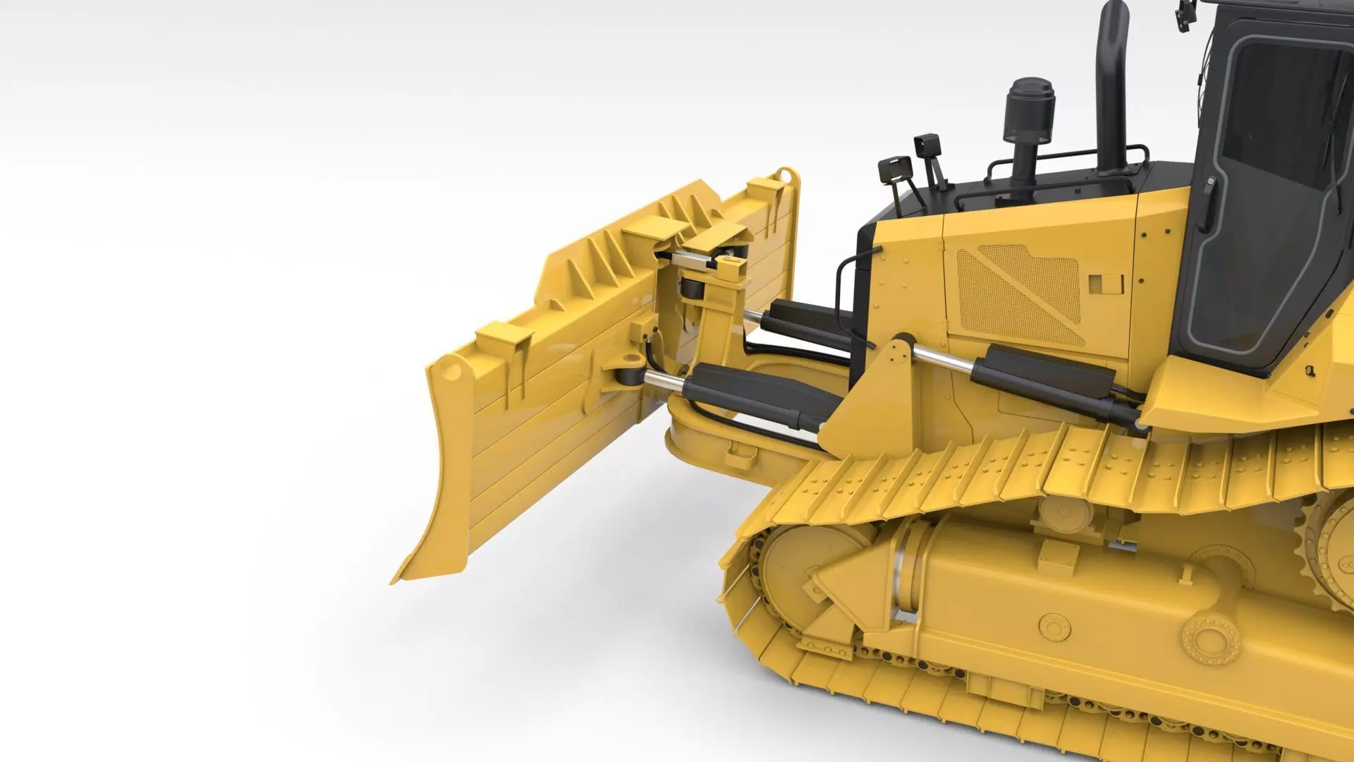 Medium Bulldozer 1 3D model_33
