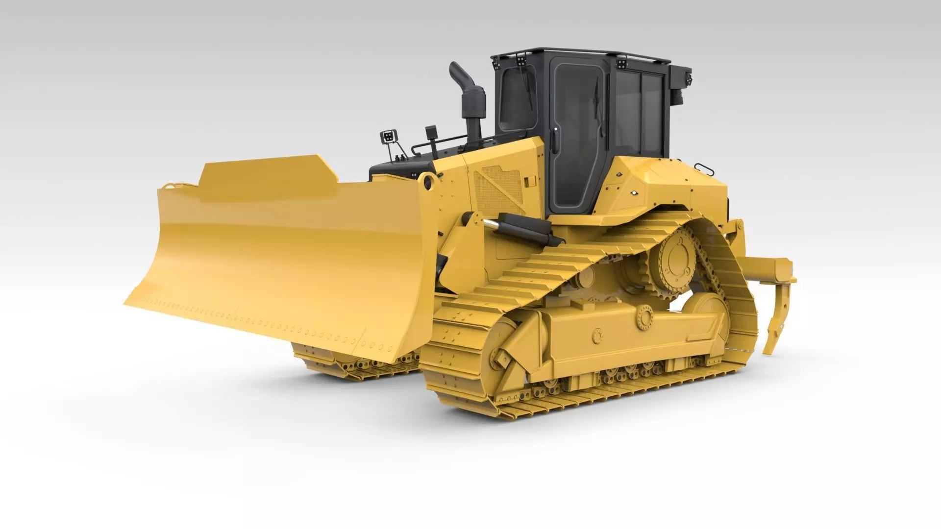 Medium Bulldozer 1 3D model_35