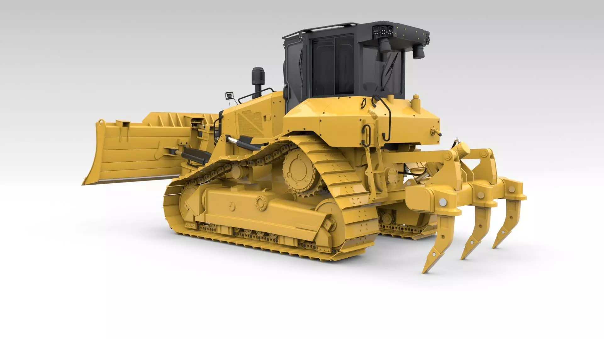 Medium Bulldozer 1 3D model_47