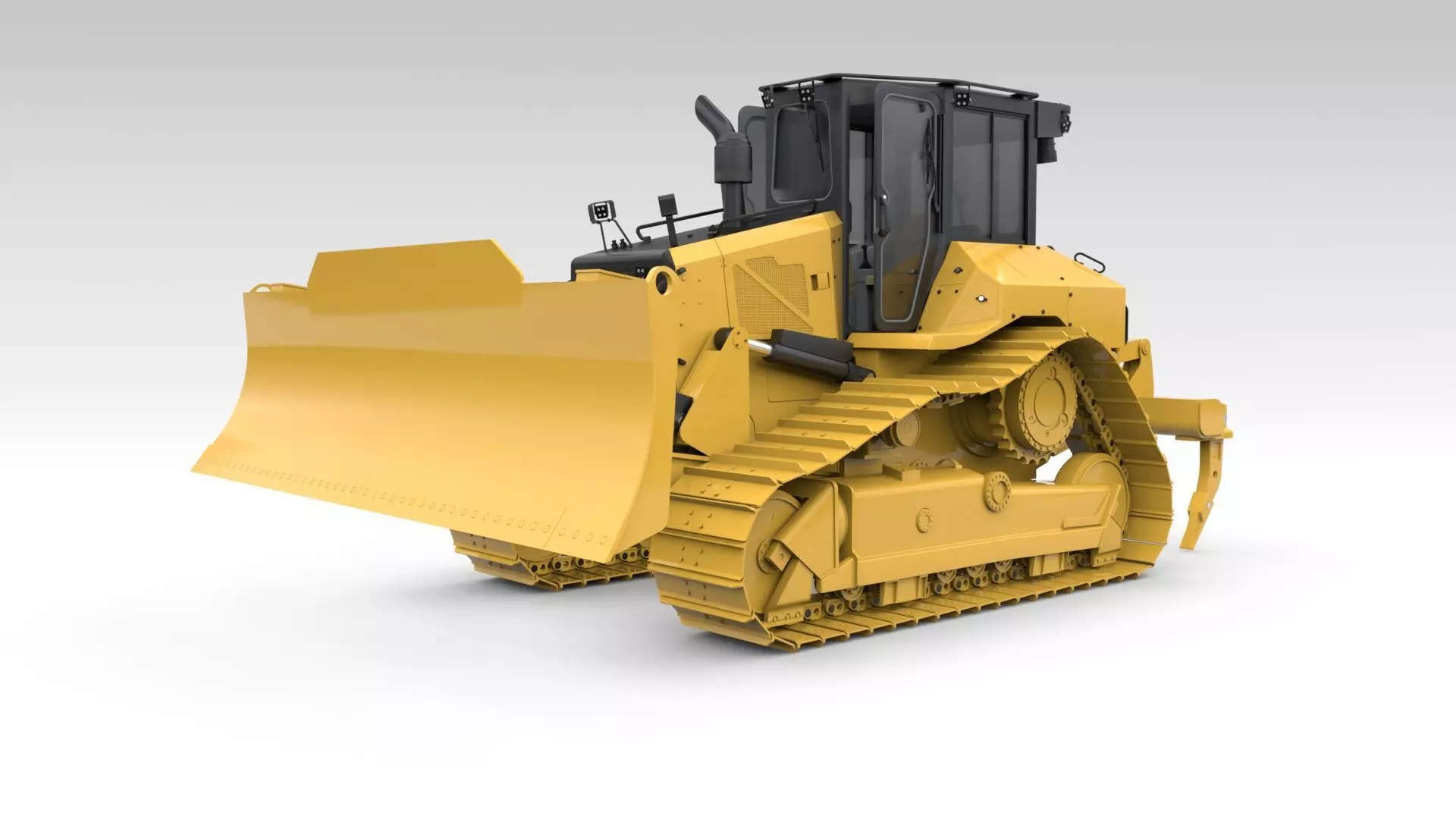 Medium Bulldozer 1 3D model_38