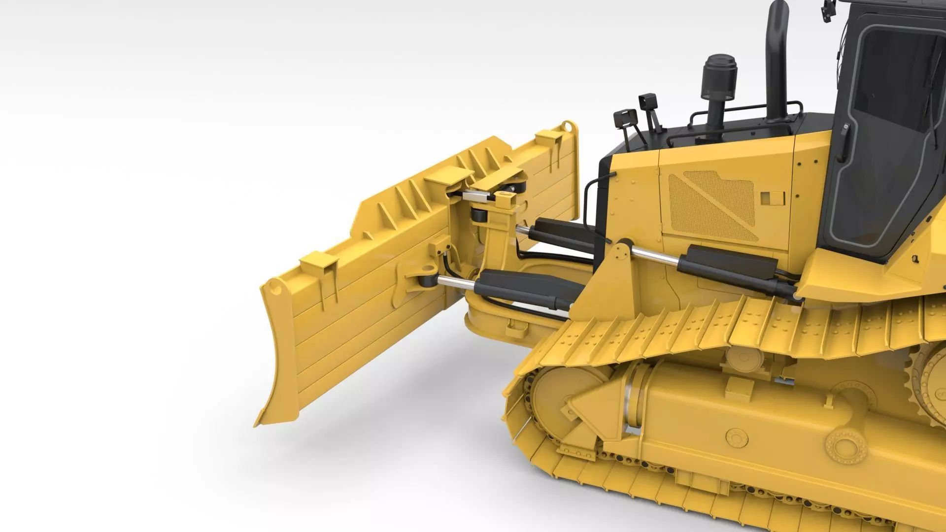Medium Bulldozer 1 3D model_26