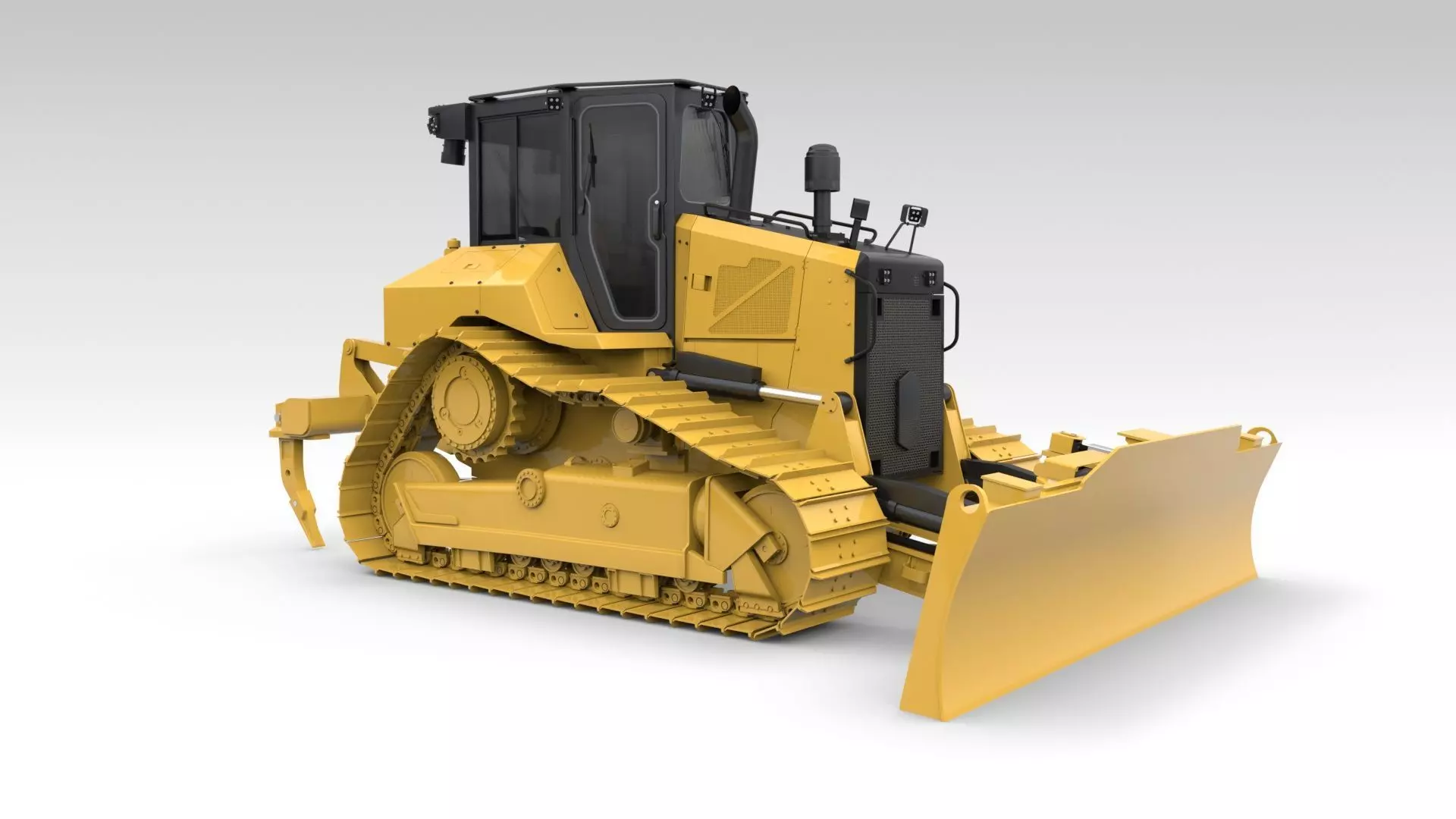 Medium Bulldozer 1 3D model_12