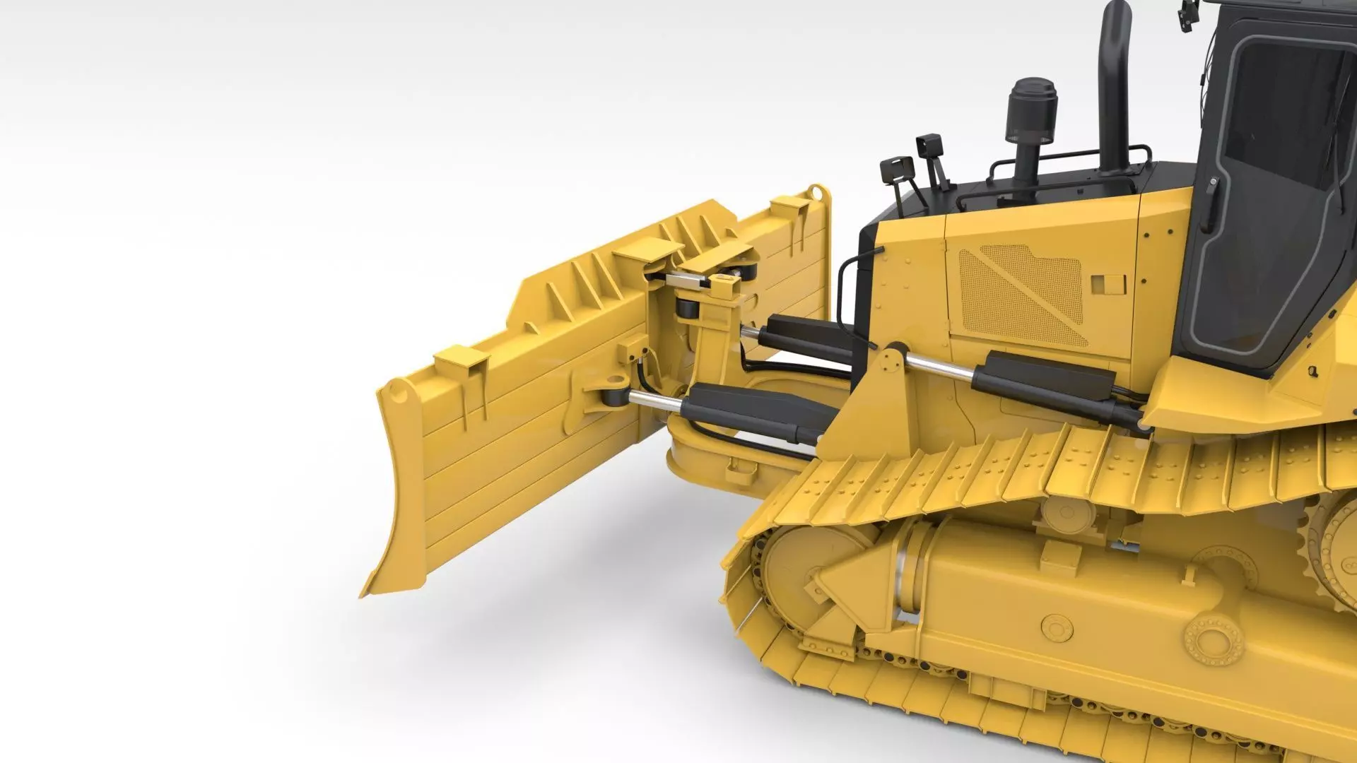 Medium Bulldozer 1 3D model_25