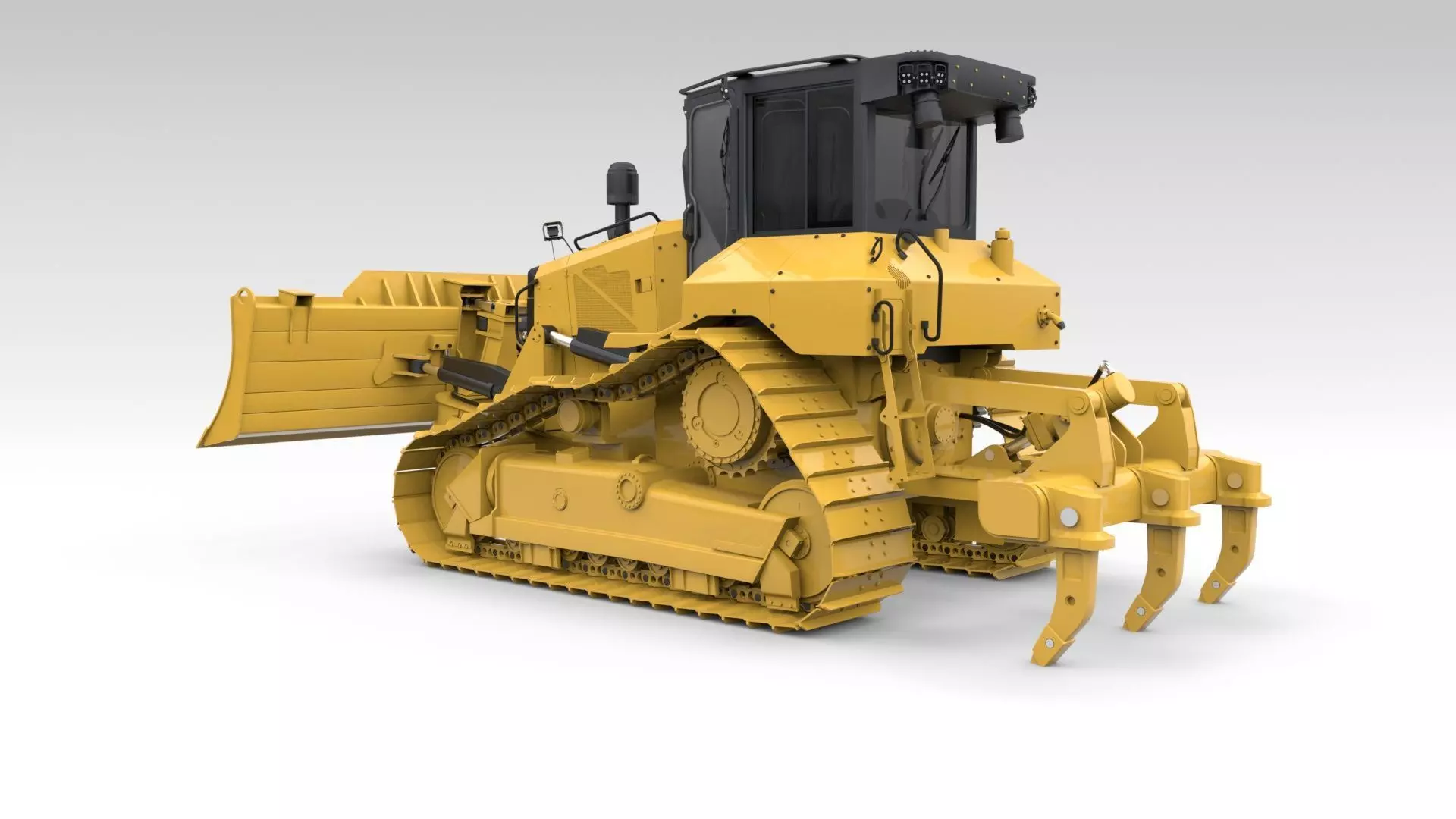 Medium Bulldozer 1 3D model_48