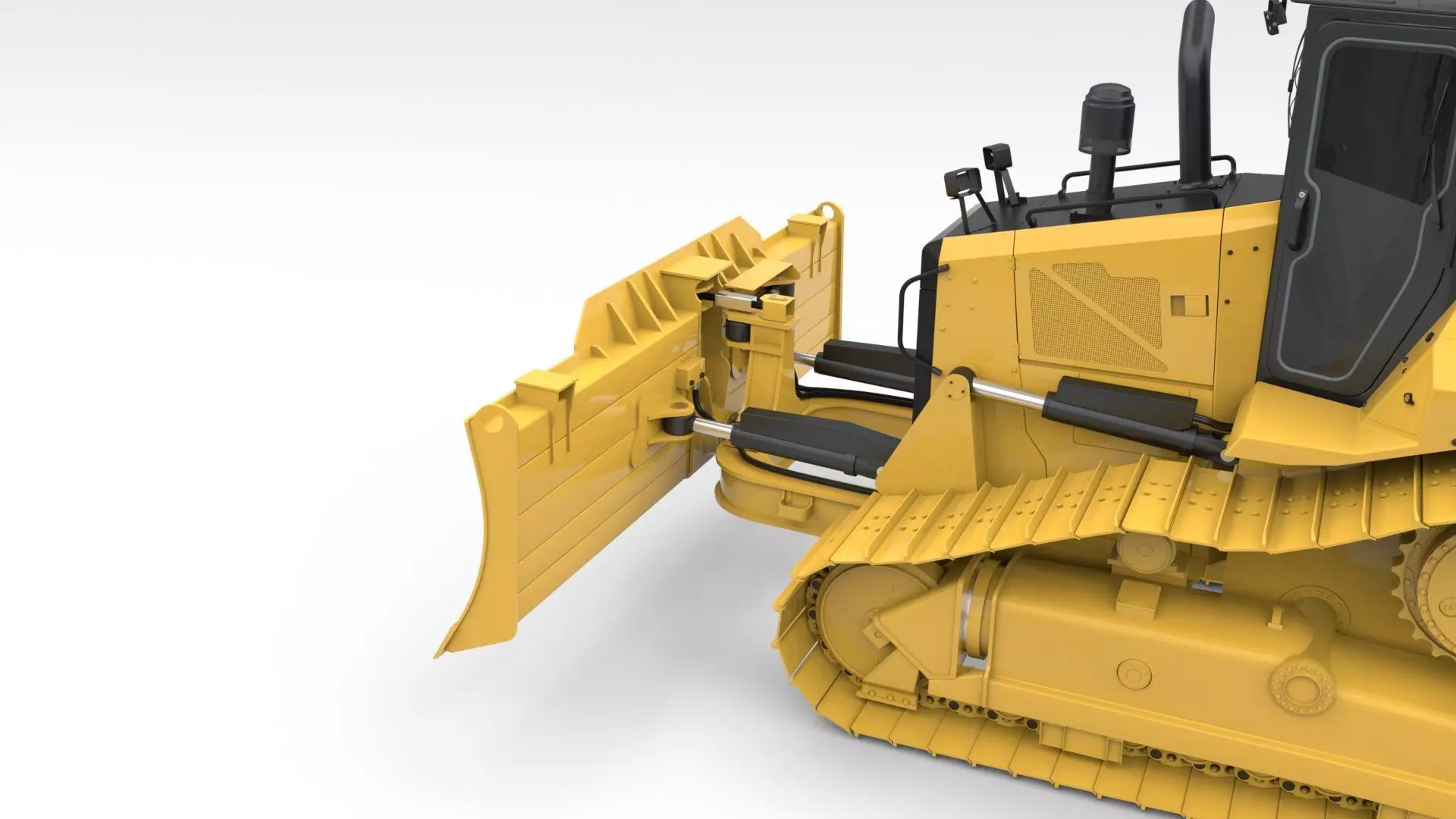 Medium Bulldozer 1 3D model_14