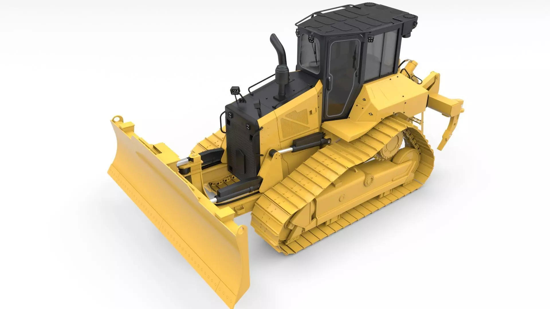 Medium Bulldozer 1 3D model_52