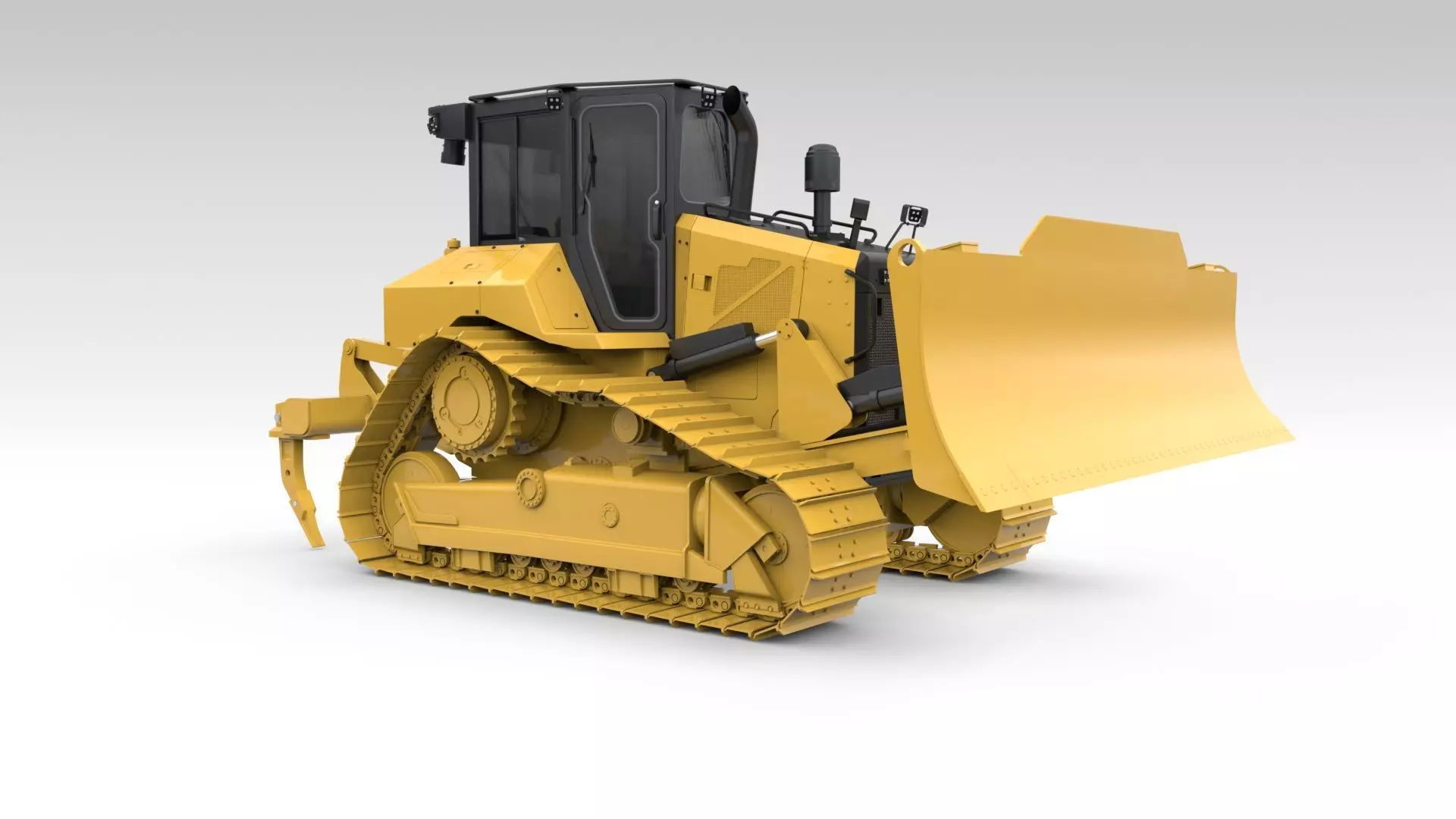Medium Bulldozer 1 3D model_10