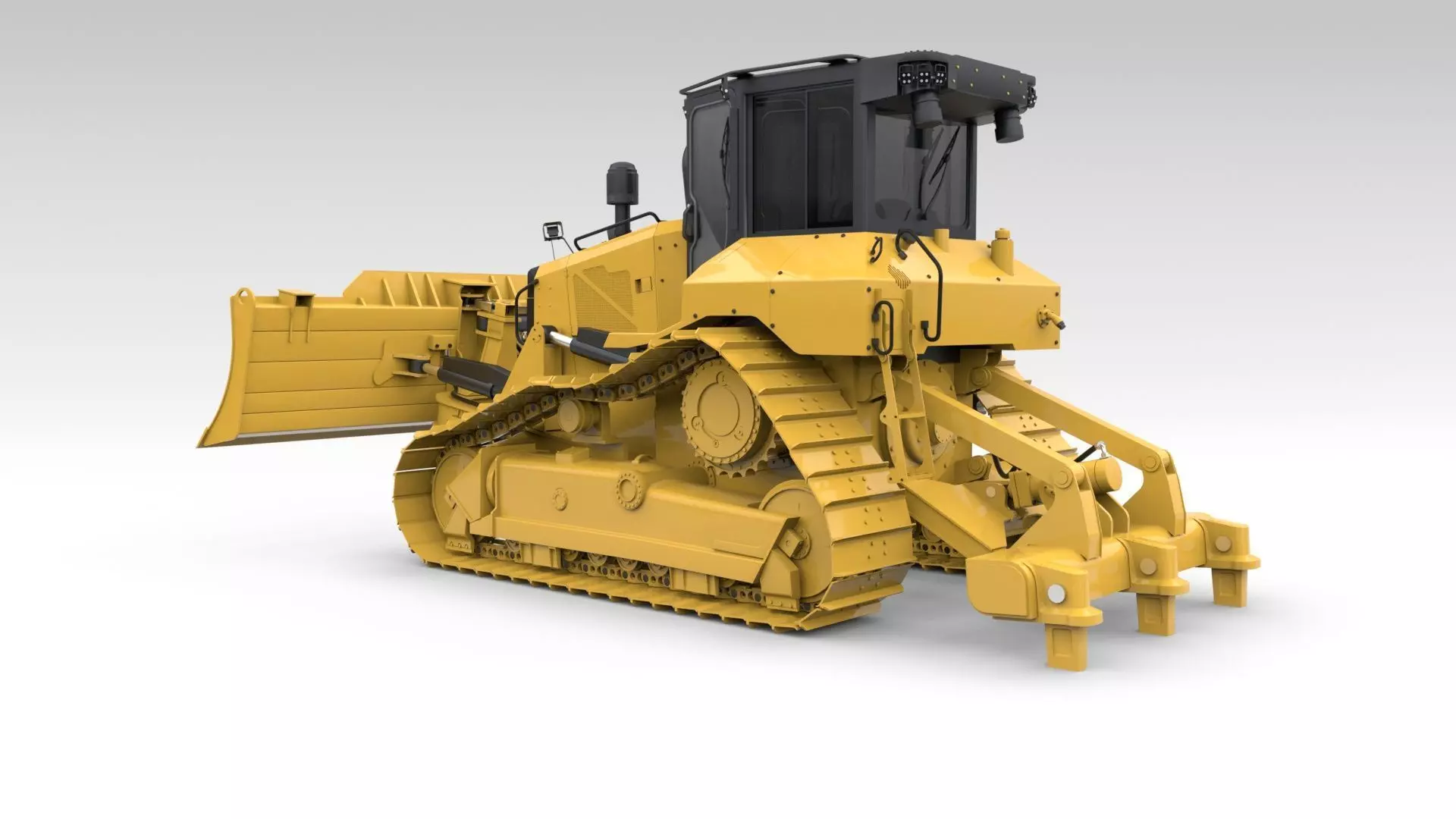Medium Bulldozer 1 3D model_51