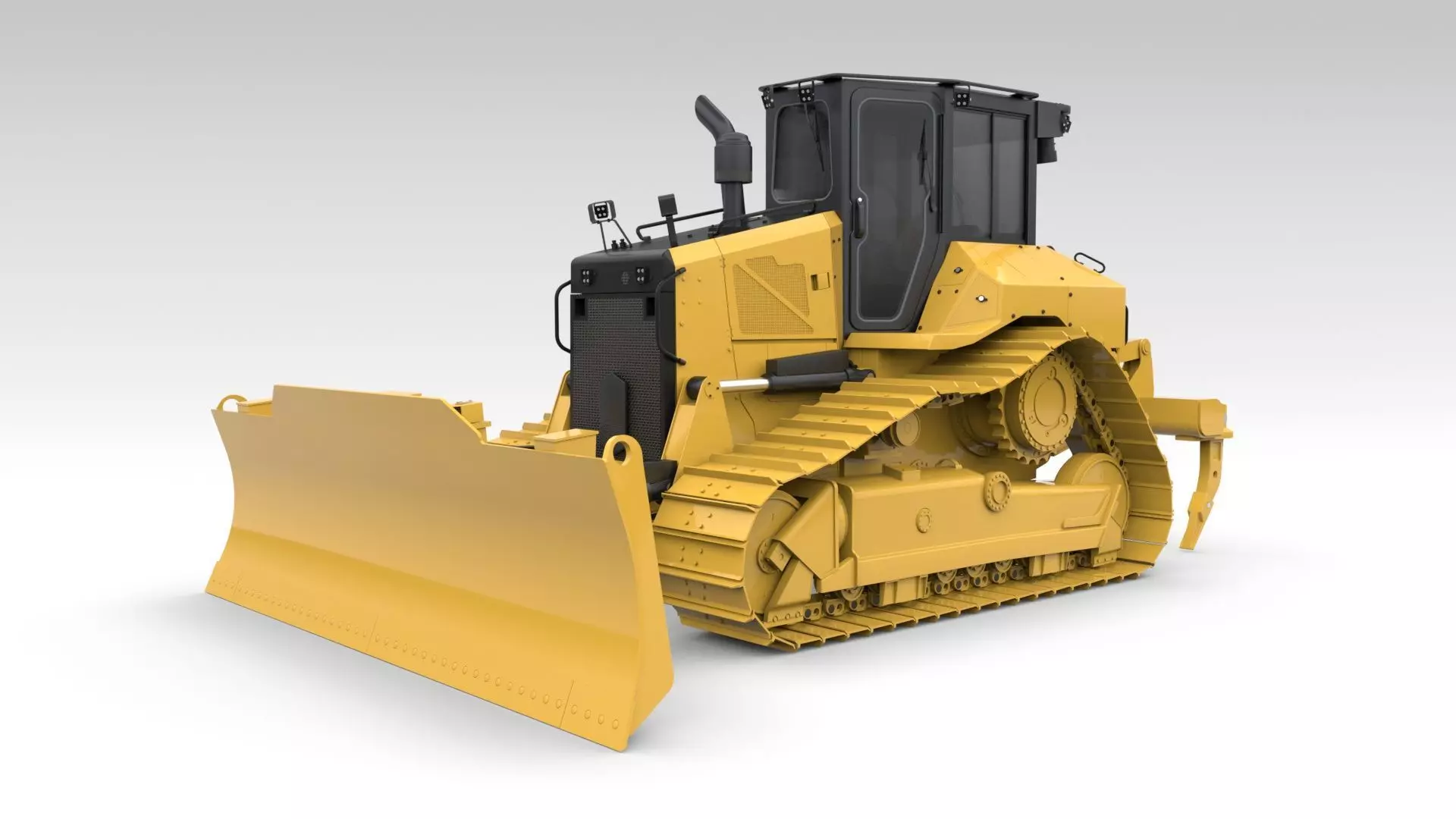 Medium Bulldozer 1 3D model_1
