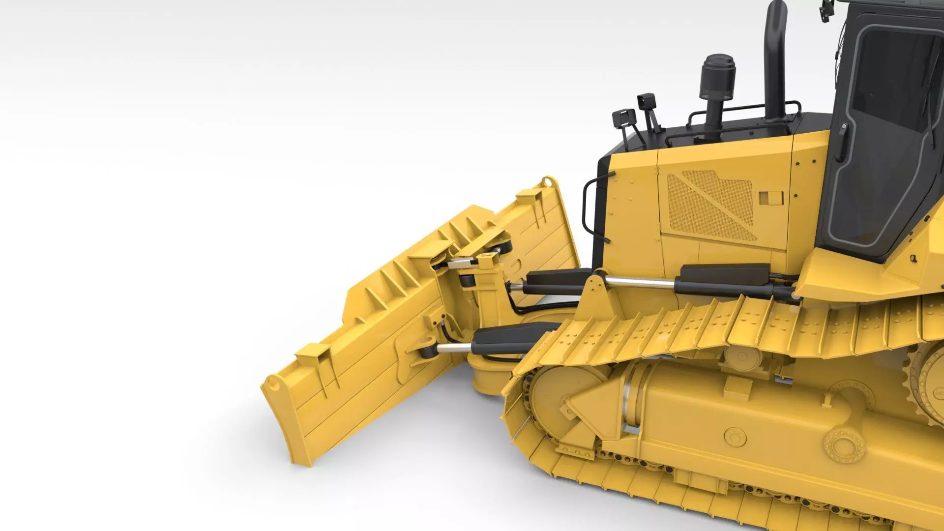 Medium Bulldozer 1 3D model_29