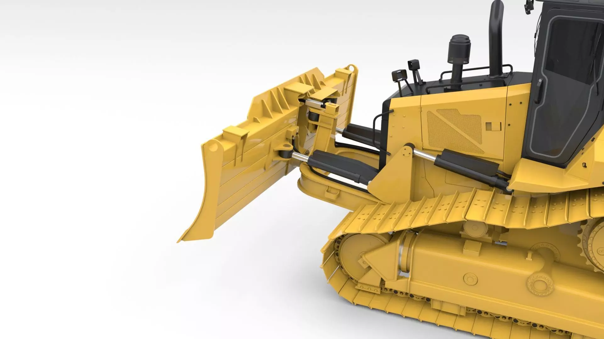 Medium Bulldozer 1 3D model_34