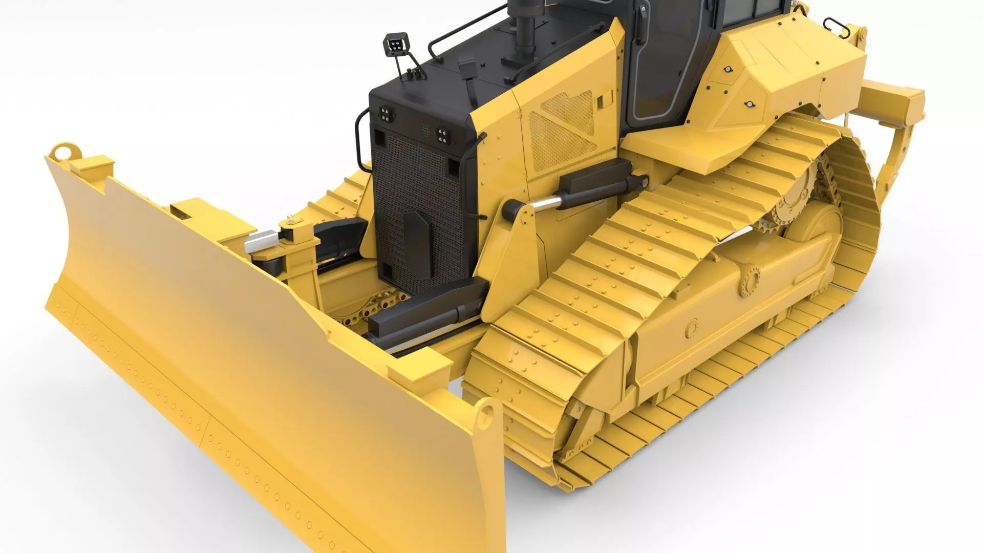 Medium Bulldozer 1 3D model_53