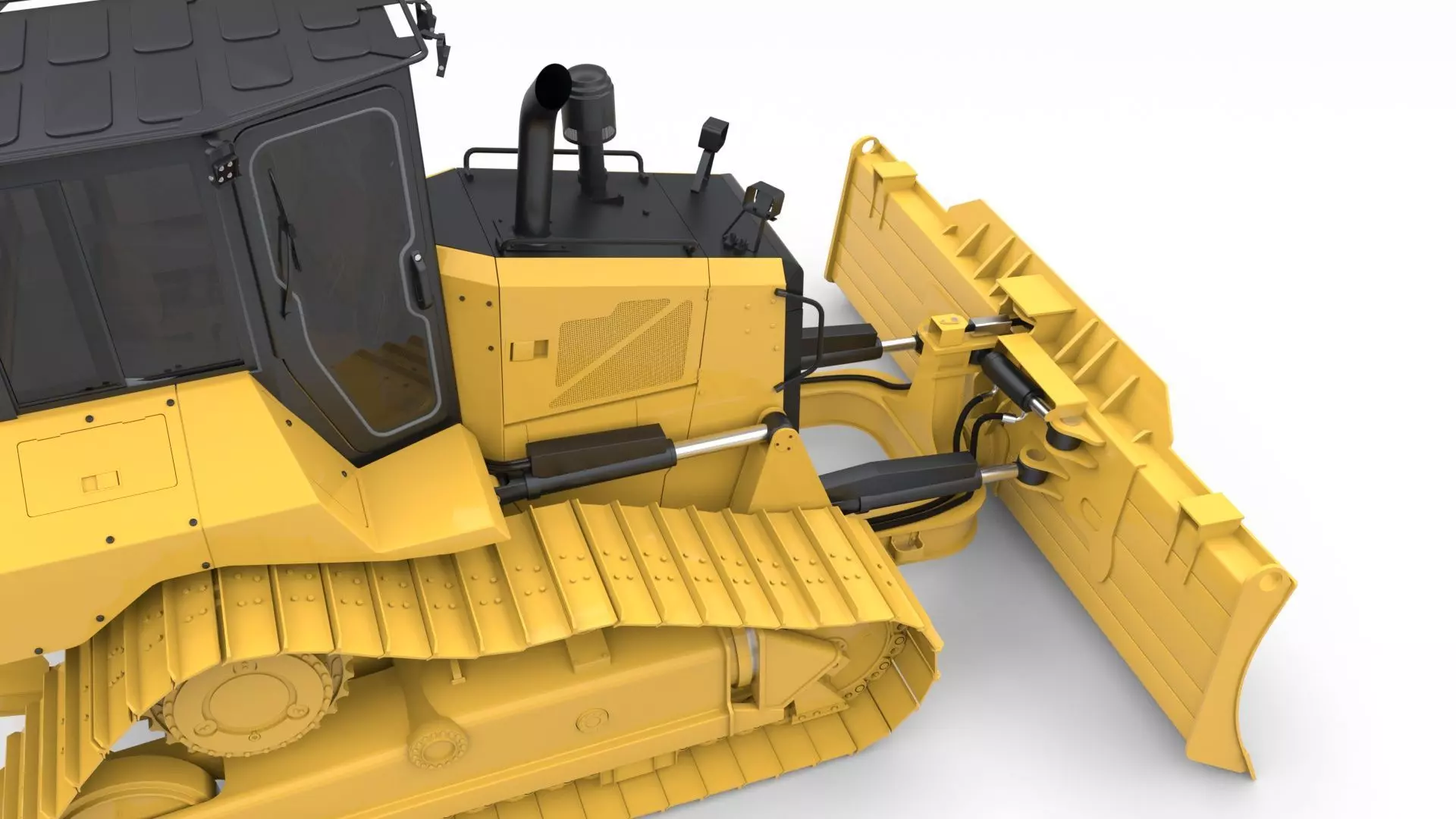 Medium Bulldozer 1 3D model_6