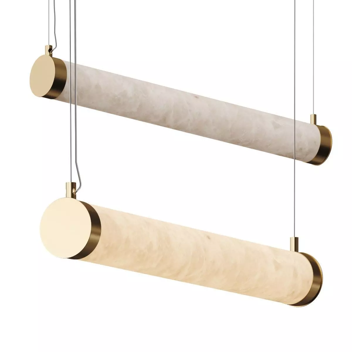 Northern Lights Geo Pendant Lamp 3D model_0