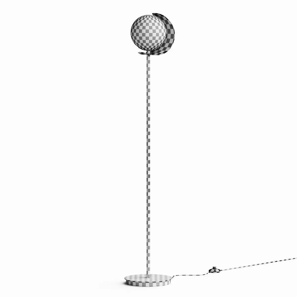 Northern Lights Callisto Floor Lamp 3D model_2