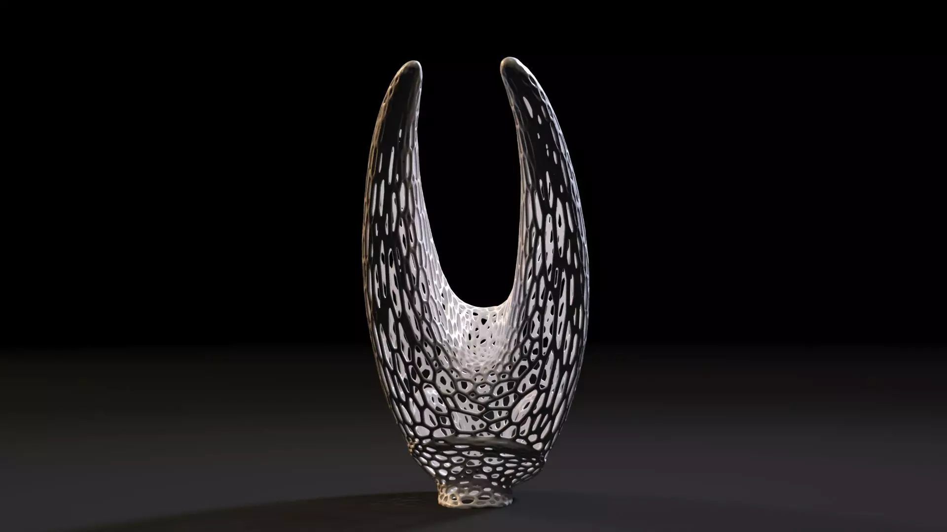 Hornet from Hollow knight Voronoi 3D print model_4