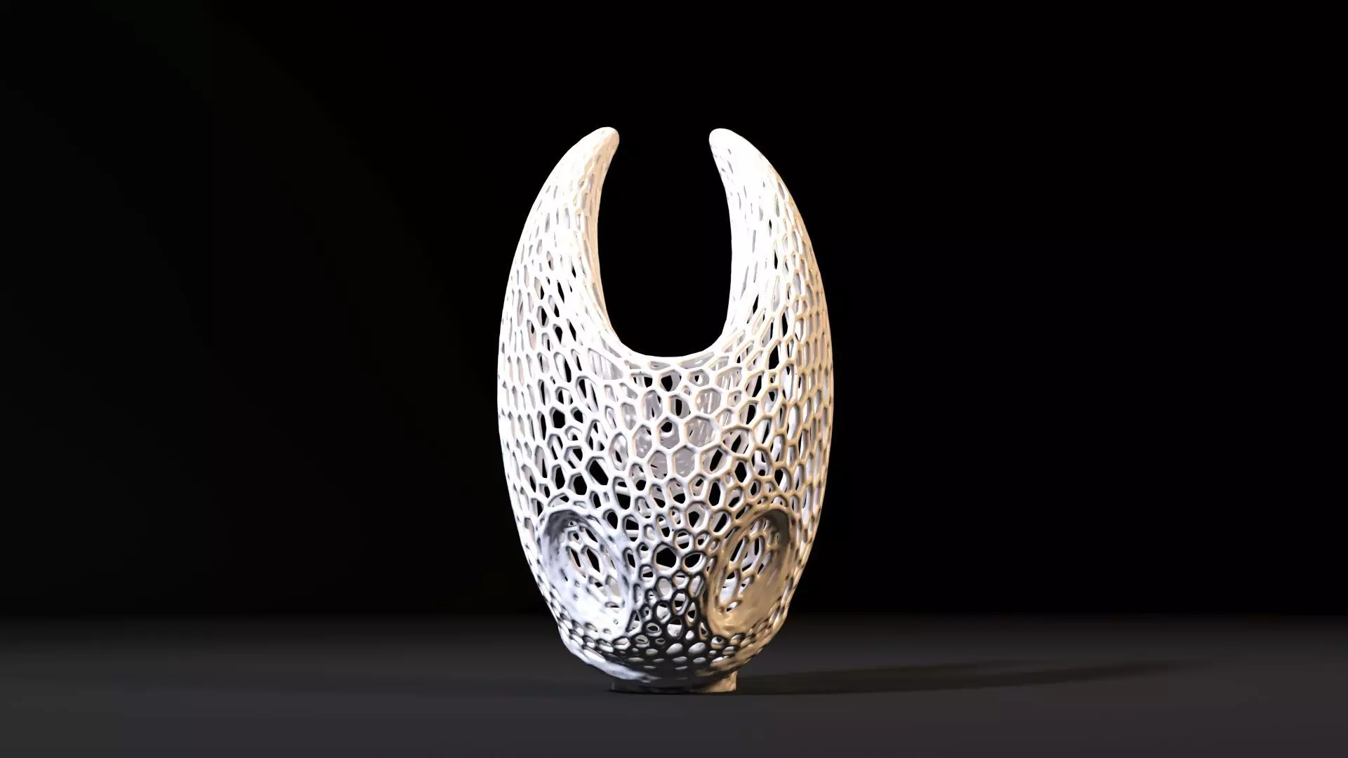 Hornet from Hollow knight Voronoi 3D print model_0