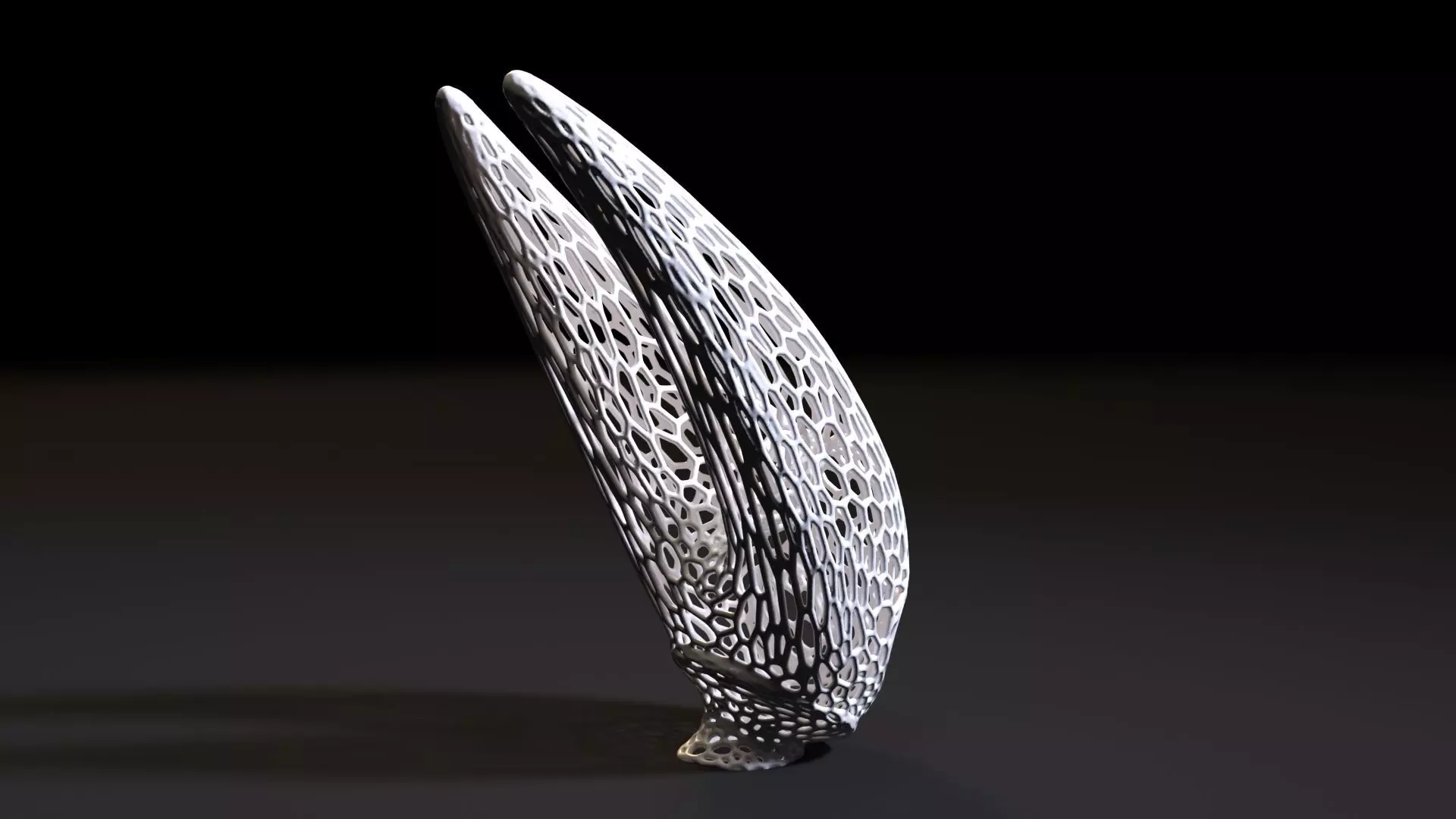 Hornet from Hollow knight Voronoi 3D print model_5