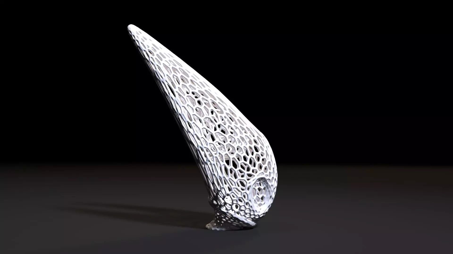 Hornet from Hollow knight Voronoi 3D print model_6