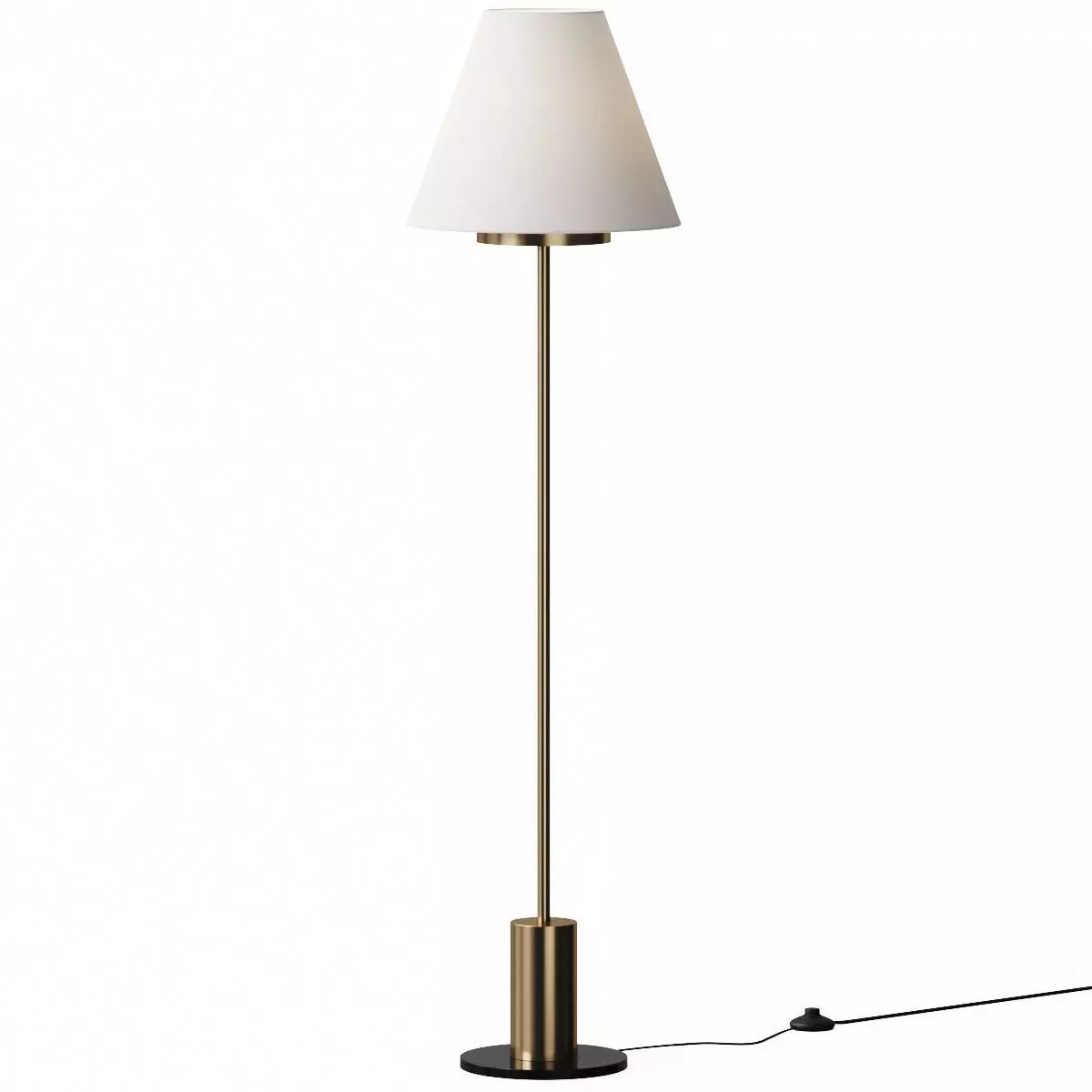 Northern Lights Olive Floor Lamp 3D model_1