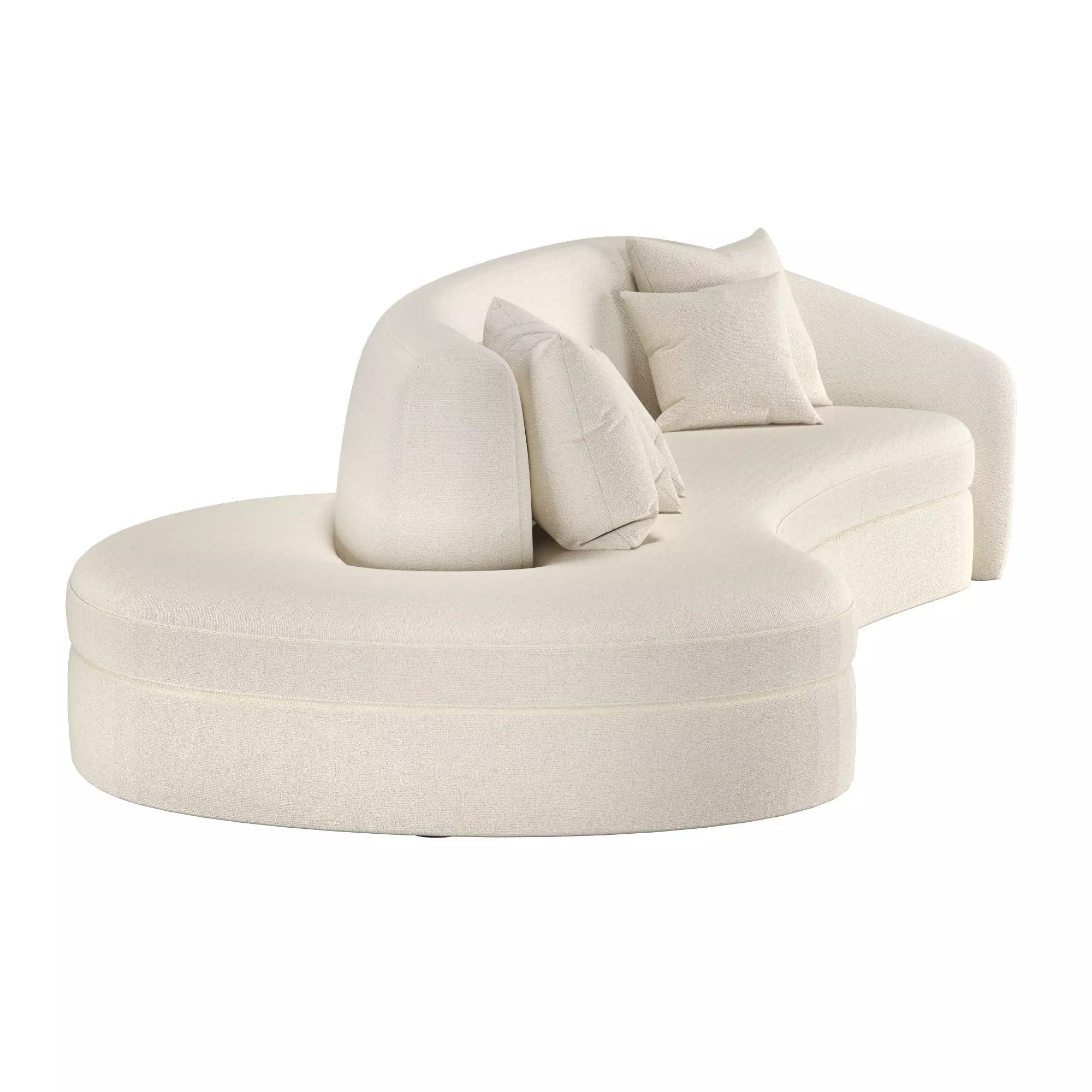 Lobby sofa 013 3D model_4