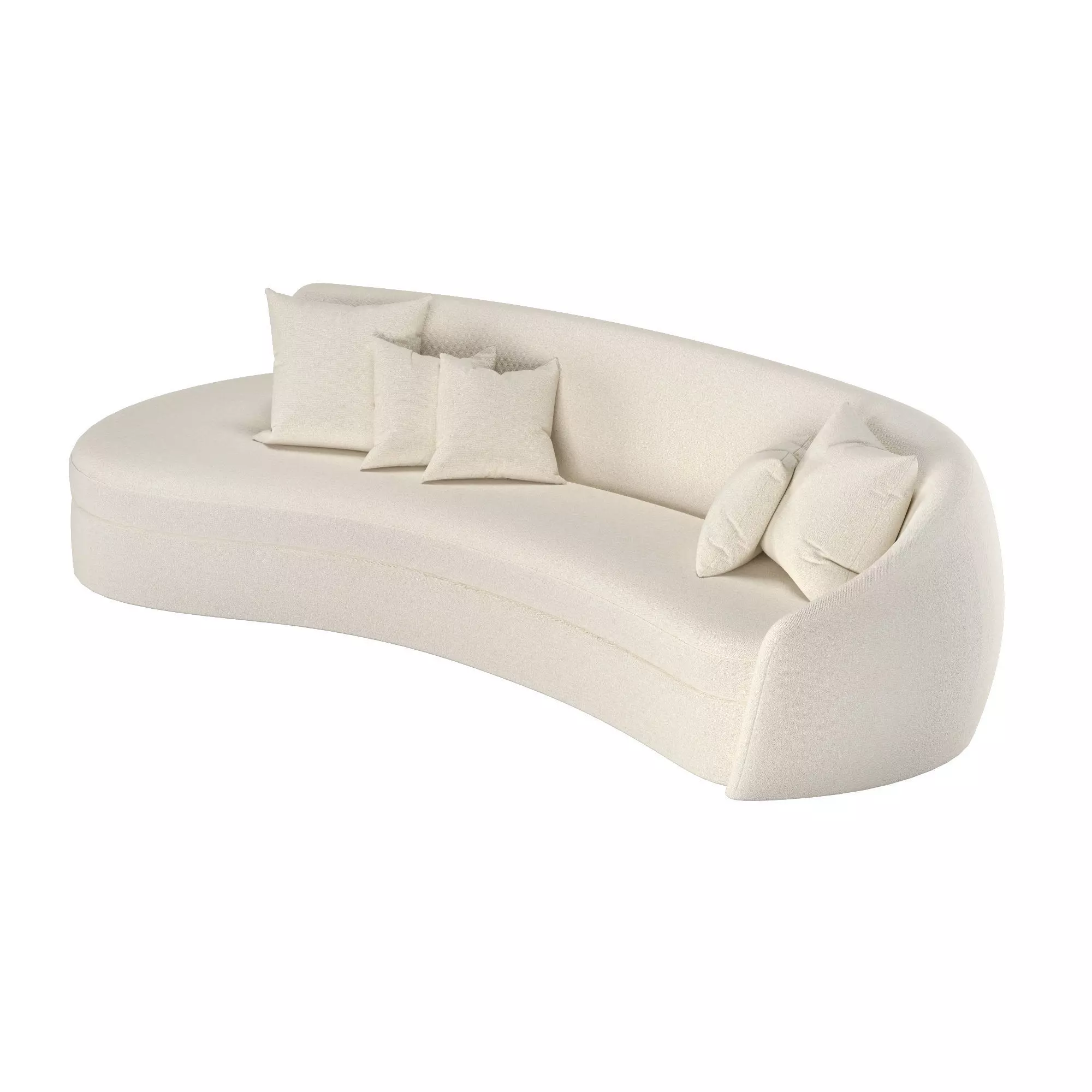 Lobby sofa 013 3D model_3