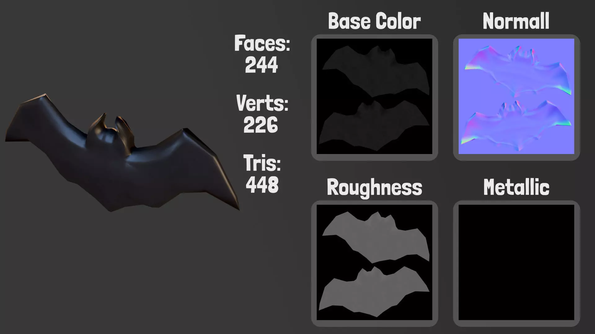 Halloween Pack Low-poly 3D model_10