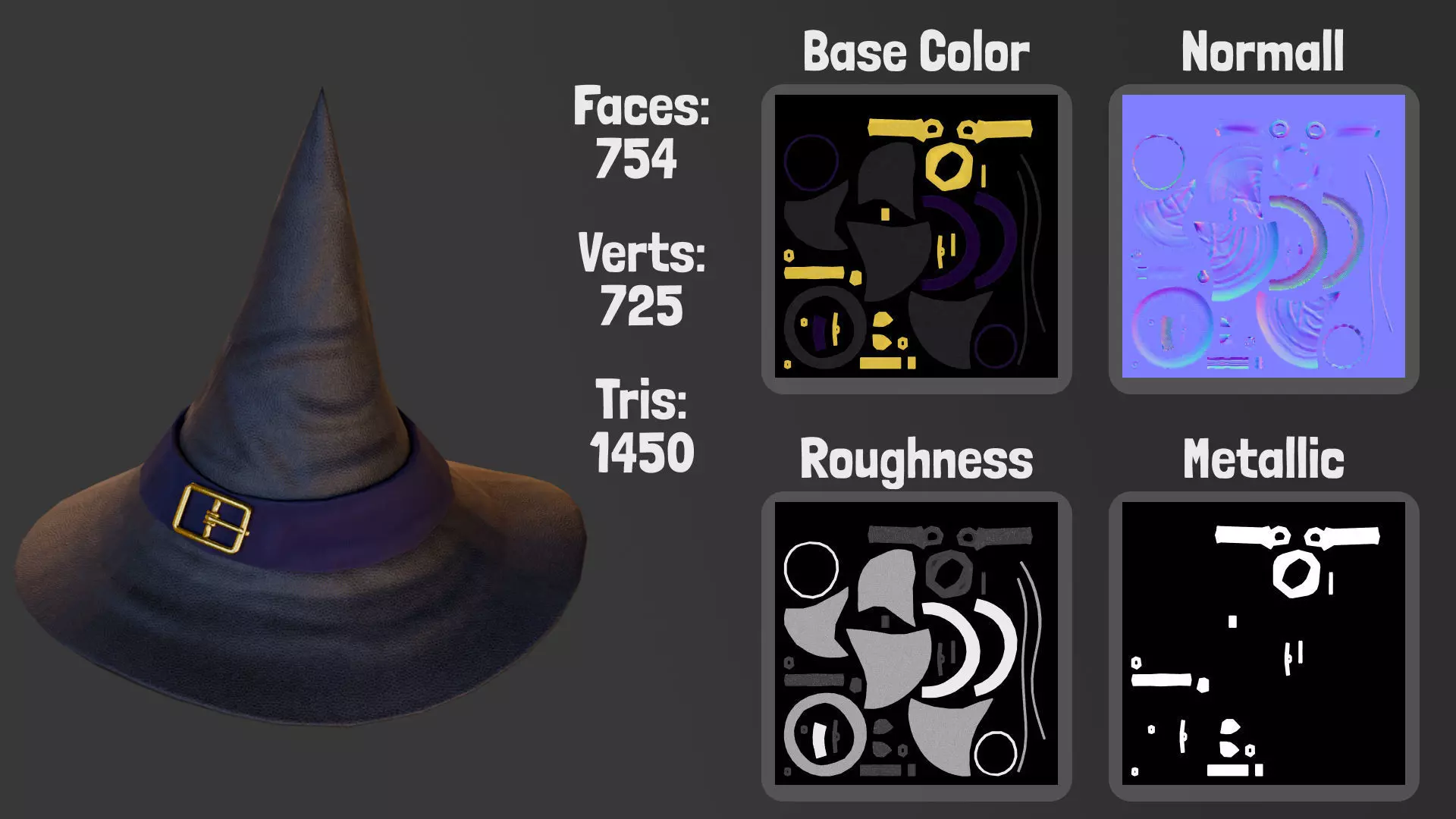 Halloween Pack Low-poly 3D model_2