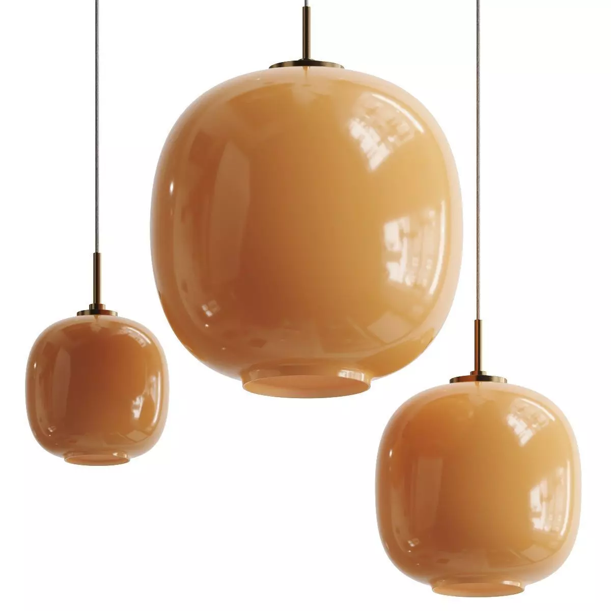 Louis Poulsen VL 45 Radiohus Pendant Lamp 3D model_3
