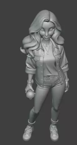 Kelly Clarkson Inspired Figurine 3D print model_9