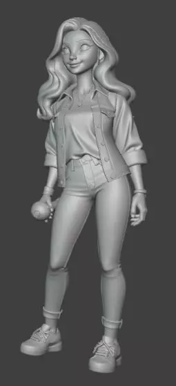 Kelly Clarkson Inspired Figurine 3D print model_3