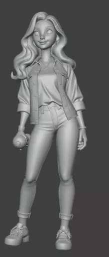 Kelly Clarkson Inspired Figurine 3D print model_10